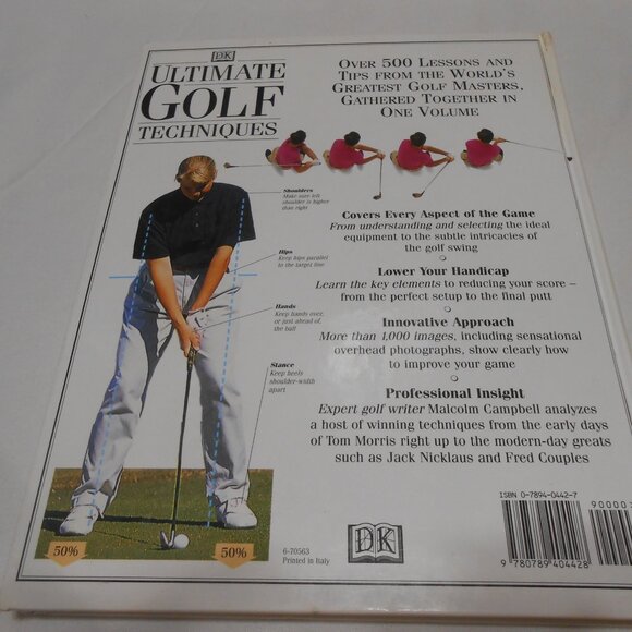 VTG ULTIMATE GOLF TECHNIQUES IMPROVE YOUR GAME WORLDS GREATEST GOLFERS HC BOOK - Picture 4 of 9